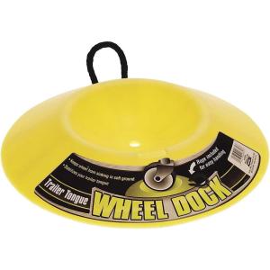 imageCamco Heavy Duty Wheel Dock with Rope Handle  Helps Prevent Trailer Wheel from Sinking Into Dirt or Mud Easy to Store and Transport 44632