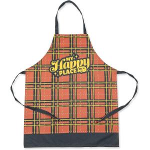 imageCamco Life is Better at The Campsite Adjustable Apron  Features a Truck and TreeThemed Design Made Entirely of Cotton and is Machine Washable 53258Red Plaid