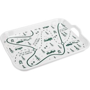 imageCamco Life is Better at The Campsite Melamine RV Serving Tray Map Design  Allows You to Easily Carry and Serve Food  Perfect for Kitchen Prep Storage RVing Indoor and Outdoor Use 53488