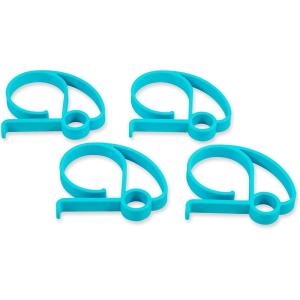 imageCamco Life is Better at The Campsite Retro RV Tablecloth Clamps  Unique RVShaped Design  Flexible  4Pack 44004