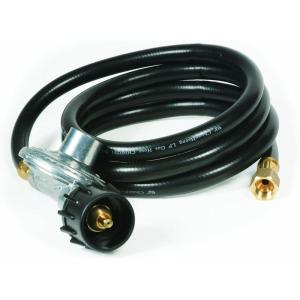 imageCamco Low Pressure Gas Regulator with 6 Hose and Female Quick Connect x Acme Nut Simple and Quick Install  Use with Low Pressure Gas Appliances 57629Regulator with 6 Hose