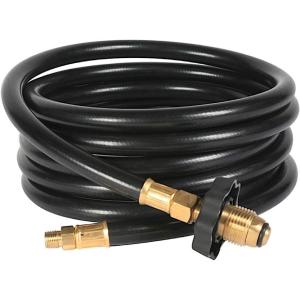 imageCamco Olympian 5Foot CamperRV Propane Supply Hose  Features BuiltIn Excess Flow Protection  Easily Connects Trailer to 2030lb Propane Tank 5903312 Foot