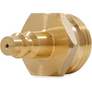 imageCamco RV Blowout Plug for Winterization  Features Brass Quick ConnectAids for Easy Attachment  Essential RV Winterization Tool Prevents Freeze Damage 36143
