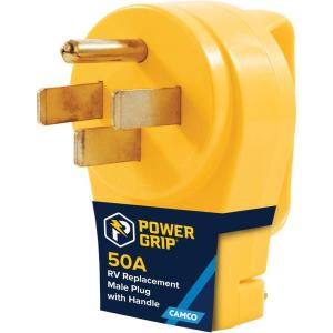 imageCamco RV Male Plug Replacement 50 AMP 1 pk50 Amp