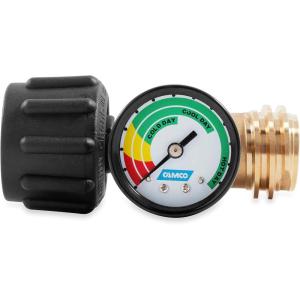 imageCamco RV Propane Gauge and Leak Detector  Features Type 1 Connection for RVing Boating Gas Grills and More 59023One Size