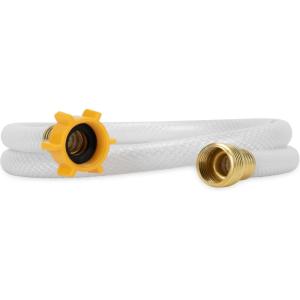 imageCamco TastePURE 10Ft Water Hose  RV Drinking Water Hose Contains No Lead No BPA ampamp No Phthalate  Features DiamondHatch Reinforced PVC Design  12 Inside Diameter Made in the USA 2274312Inch ID