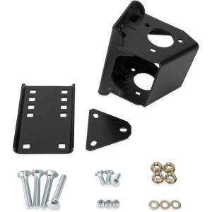 imageCamco Trailer Tongue Jack BoltOn Relocation Kit  Allows for Easy Trailer Relocation  Provides Ample Tailgate Clearance Without Obstruction  for 3Bolt ampamp AFrame Style Tongue Jacks 50015 Black