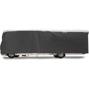 imageCamco ULTRAGuard 1214Ft PopUp CamperRV Cover  Features Covered Air Vents ampamp Cinching Straps  Crafted of Spunbond Polypropylene  Includes Storage Bag for RV Storage and Organization 4576336  38