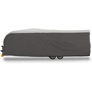 imageCamco ULTRAGuard 1214Ft PopUp CamperRV Cover  Features Covered Air Vents ampamp Cinching Straps  Crafted of Spunbond Polypropylene  Includes Storage Bag for RV Storage and Organization 4576322  24