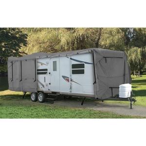 imageCamco ULTRAGuard 1214Ft PopUp CamperRV Cover  Features Covered Air Vents ampamp Cinching Straps  Crafted of Spunbond Polypropylene  Includes Storage Bag for RV Storage and Organization 4576324  26