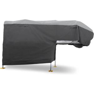 imageCamco ULTRAGuard Camper ampamp RV Cover  Fits Slidein Campers Up to 18 2quot  Features Zipper Entry Doors ampamp Covered Air Vents  Crafted of Polypropylene  Storage Bag Included 45770176  196