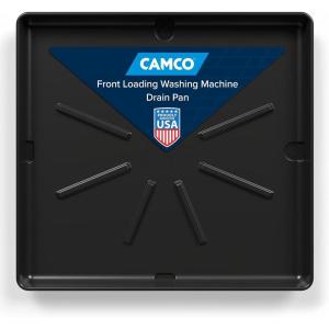 imageCamco Washing Machine Drain Pan  31inches x 35inches OD 29inches x 33inches ID  Pewter 20788Pewter