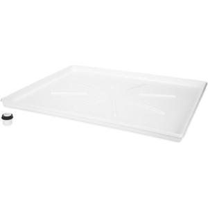 imageCamco Washing Machine Drain Pan  31inches x 35inches OD 29inches x 33inches ID  Pewter 20788White