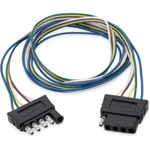 imageEazLift 5Way Flat Trailer Wire Extension  18Gauge Wires Measure 60inches Long  648565Way Flat