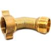 imageCamco 45 Degree Hose Elbow Eliminates Stress and Strain On RV Water Intake Hose Fittings Solid Brass 2260545 Degree Hose Elbow