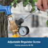 imageCamco Adjustable RVMarine Brass Water Pressure Regulator  Help Stop Damage to RVMarine Appliances Plumbing Fixtures and Hoses  Features Standard Garden Hose Threads for Simple Hookup  40058Water Pressure Regulator
