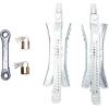 imageCamco EazLift 10Inch Metal Wheel Stop with Wrench and Lock for RVs  Fit a Tire Spacing 3 to 10inches  2Pack 44661
