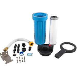 imageCamco EVO Marine Water Filter  Offers Premium Water Filtration for Your Boats Fresh Water Supply  Features Multiple Hookup Options  Compatible with 212inch x 10inch Filter Cartridges 406341 Count Pack of 1