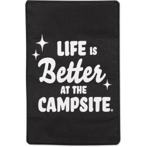 imageCamco Life is Better at The Campsite RV Door Window Light Blocking Shade  Helps Keep The Interior Temperature Cooler in Hot Weather  Provides Added Privacy  53051Retro Stars