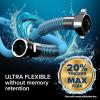 imageCamco EvoFlex 25Foot Drinking Water Hose  Features an Extra Flexible Construction  Stainless Steel Strain Reliefs on Each Hose End  Ideal for RV and Marine Use 22594Blue  Extra Flexible with Stainless Steel Ends