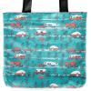 imageCamco Life is Better at The Campsite Canvas Tote Magnetic ClosureTeal With Sketch Design