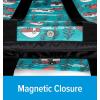 imageCamco Life is Better at The Campsite Canvas Tote Magnetic ClosureTeal With Sketch Design