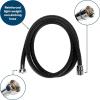 imageCamco RVMarine Flexible Replacement Shower Hose  Reinforced Construction  Measures 60Inches  Black 43745