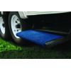imageCamco Wrap Around Step Rug  Protects Your RV from Unwanted Tracked in Dirt  Works on Electrical and Manual RV Steps  Blue 42924