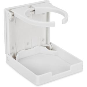 imageCamco CamperRV Drink Holder  Features Adjustable SpaceSaving Design ampamp Holds Almost Any Size Mug Cup Bottle or Can  Extra Cup Holder for Cars Trucks RVs Vans Boats and More  White 44040White