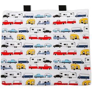 imageCamco Life is Better at The Campsite Canvas Tote Magnetic ClosureWhite With Retro Rv Print