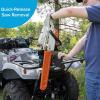 imageBlack Boar UTVATV Chainsaw Mount  Features QuickRelease Saw Removal  Holds Saw Vertical or at 45 Angle  Fits Most ATVs wMetal Tube Racks UTV Beds ampamp More  PowderCoated Steel 66087