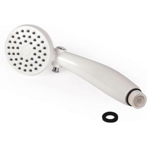 imageCamco RV Outdoor Shower Head  High Flow Shower Head  Conserve Water with Convenient OnOff Switch  White 44023
