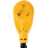 imageCamco 12quot PowerGrip Dogbone Electrical Adapter with Handle  30 amp Male to 15 amp Female 55155
