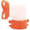 imageCamco 39857 RhinoFLEX Clear 90 Degree Sewer Hose Swivel FittingTranslucent