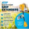 imageCamco PowerGrip CamperRV 30Amp Dogbone Extenders  Features 30Amp Plug ampamp 30 Amp Connector  Rated for 125Volts3750Watts  18Inches 5520530 AMP