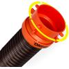 imageCamco RhinoFLEX RV 5ft Sewer Hose Extension Kit with Swivel Fitting  39765 Black5 Foot