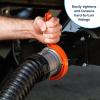 imageCamco RhinoFLEX RV Sewer Hose Wrenches 2Pack OrangeOne Size