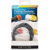 imageCamco Sewer Hose Replacement Gasket  Replacement Gaskets for RV Sewer Fittings to Ensure an Odor Tight Seal  Two Bayonet ampamp Two 4in1 Gaskets  4 Pack 39834  BlackOne Size