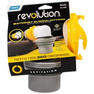 imageCamco 39629 Revolution Wye RV Sewer Fitting4in1 Sewer Elbow