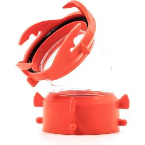 imageCamco 39857 RhinoFLEX Clear 90 Degree Sewer Hose Swivel FittingClear