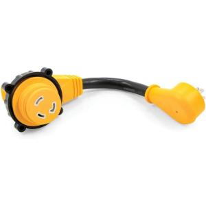 imageCamco 55636 Power Grip 12quot Dogbone with 90M90F Locking Adapter  15AM  30AF YellowOne Size