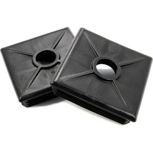 imageCamco No Insect Bumper Cap with Saver  Features Small Holes to Increase Airflow and Block Insects  Easy Installation and Removal  Fits Standard RV 4inch Square Bumpers  Black 40324No Size