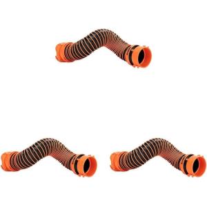 imageCamco RhinoEXTREME 2 RV Sewer Compartment Hose  Flexible Design for Tight Spaces  Compact to Store  Crush Resistant 39855No Size Pack of 3