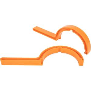 imageCamco RhinoFLEX RV Sewer Hose Wrenches 2Pack OrangeOne Size