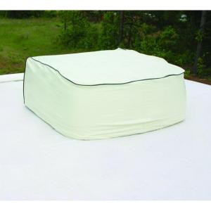 imageCamco 45392 Vinyl Air Conditioner Cover Fits Dometic Brisk Air Models WhiteWhite