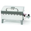 imageCamco Stainless Steel Portable Propane Gas Grill Convenient Size For Tailgating Camping RV Picnicking Home and Boats Includes Storage Bag 125 Square Inches Of Cooking Surface