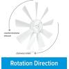 imageCamco 40428 Replacement RV Vent Inverse Fan Blade WhiteOne Size