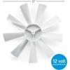 imageCamco 40428 Replacement RV Vent Inverse Fan Blade WhiteOne Size