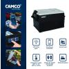 imageCamco 51514 CAM350 Portable Refrigerator AC 110VDC 12V Compact FridgeFreezer 35Liter  Keeps Food and Drinks Cold While OnTheGo  Ideal for Road Trips RVing Camping Boating and Tailgating  Black