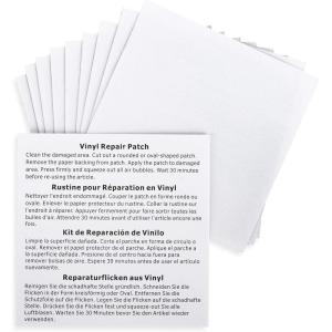 imageCamco Vinyl Air Mattress Patches  Repairs Inflatable Products  Easy to Apply  Measures 3quotx3quot Includes a Pack of 10 Patches 51098